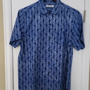 Tommy Bahama Blue Casual Button Down Shirt - New
